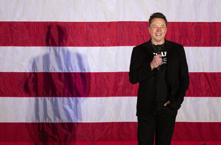 Elon Musk à Oaks, aux États-Unis, le 18 octobre 2024. ( AFP / RYAN COLLERD )