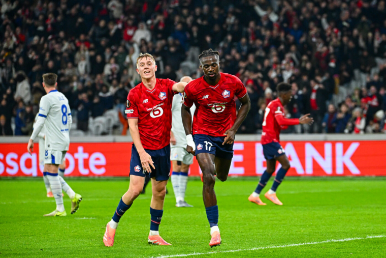 Lille déroule contre le Dinamo Zagreb