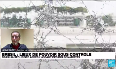 Attaque des lieux de pouvoir au Brésil : "Une répétition farcesque" de l'assaut du Capitole