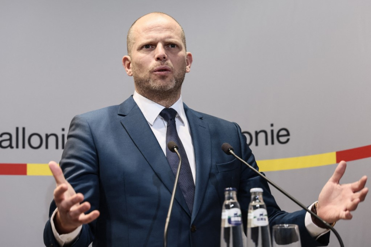 Le ministre belge de la Défense, Theo Francken, le 26 février 2025 ( Belga / BRUNO FAHY )