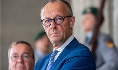 Friedrich Merz, le 1er juillet 2026, à Berlin ( POOL / MICHAEL KAPPELER )