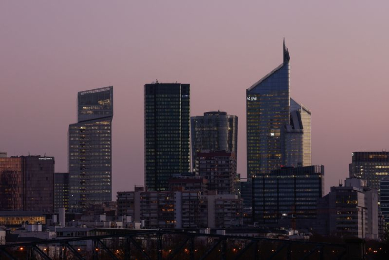 Le quartier financier et d'affaires de La Défense, près de Paris