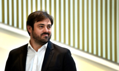 Le PDG de Fnac Darty, Enrique Martinez, le 22 février 2018 ( AFP / GERARD JULIEN )