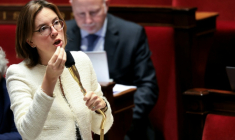 La ministre des Comptes publics Amélie de Montchalin à l'Assemblée nationale, à Paris, le 17 novembre 2025 ( AFP / Alain JOCARD )