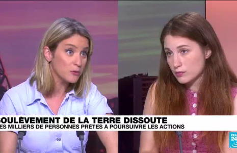 Léna Lazare, activiste écologiste : "Les Soulèvements de la terre assument leurs modes d’action"
