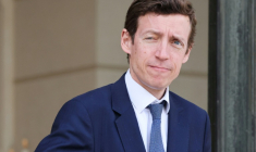 Le ministre de l'Education Edouard Geffray à la sortie de l'Elysée, le 16 septembre 2026 à Paris ( AFP / Ludovic MARIN )