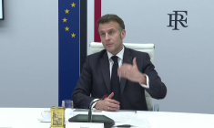 Détroit d'Ormuz: rien "ne justifie de lever les sanctions" contre la Russie (Macron)