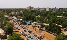 Vue de Niamey, capitale du Niger