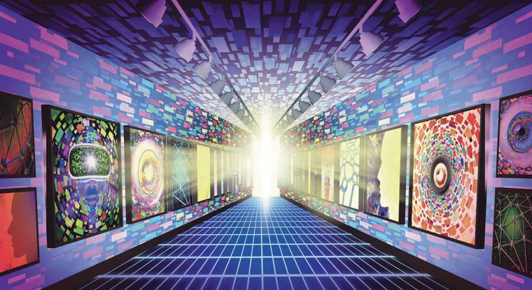 Pour accéder aux catalogues des œuvres disponibles, le collectionneur peut se connecter à des spécialistes de l’art comme Rarible, Superrare et Nifty Gateway, ou des acteurs généralistes comme Opensea et Blur. (© Shutterstock)