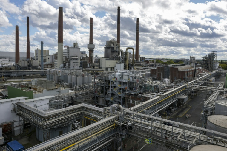 Une usine de BASF, en Allemagne, le 13 septembre 2025 ( POOL / Christopher Neundorf )
