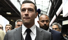 Jordan Bardella à Villepinte, le 19 juin 2024. ( AFP / JULIEN DE ROSA )