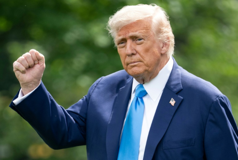 Le président américain Donald Trump à la Maison Blanche, à Washington, le 6 juin 2025 ( AFP / SAUL LOEB )