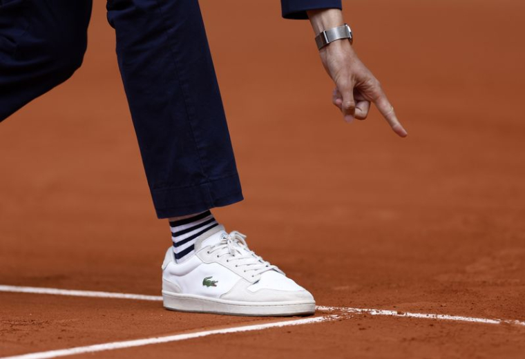 Un juge de ligne à Roland Garros