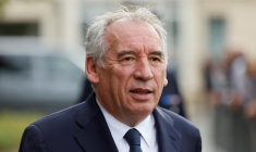 François Bayrou, à Craon, le 10 octobre 2022 ( AFP / Ludovic MARIN )