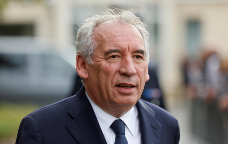 François Bayrou, à Craon, le 10 octobre 2022 ( AFP / Ludovic MARIN )