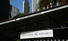 L'immeuble abritant les bureaux du cabinet d'avocats Mossack Fonseca à Panama City, le 9 mai 2016 ( AFP / RODRIGO ARANGUA                      )