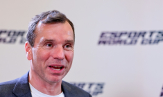 Ralf Reichert, le patron de l'Esports Foundation, à Riyad en Arabie saoudite le 23 octobre 2023 ( AFP / Fayez Nureldine )