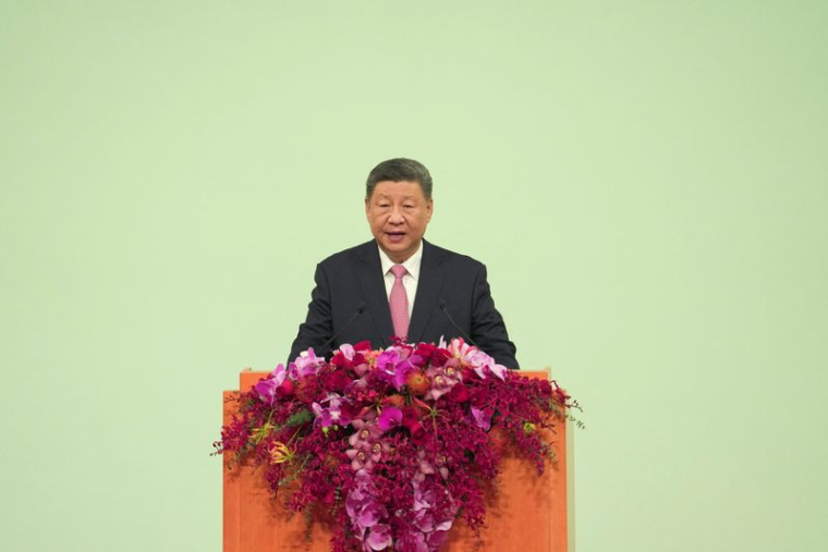 Le président chinois Xi Jinping s'exprime à Macao