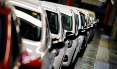 Une chaîne de production de l'usine Vauxhall au Royaume-Uni