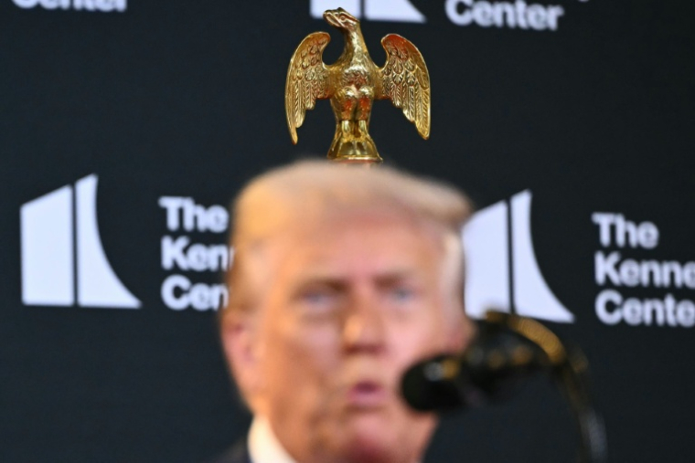 Donald Trump au Kennedy Center le 13 août 2025, à Washington  ( AFP / Mandel NGAN )