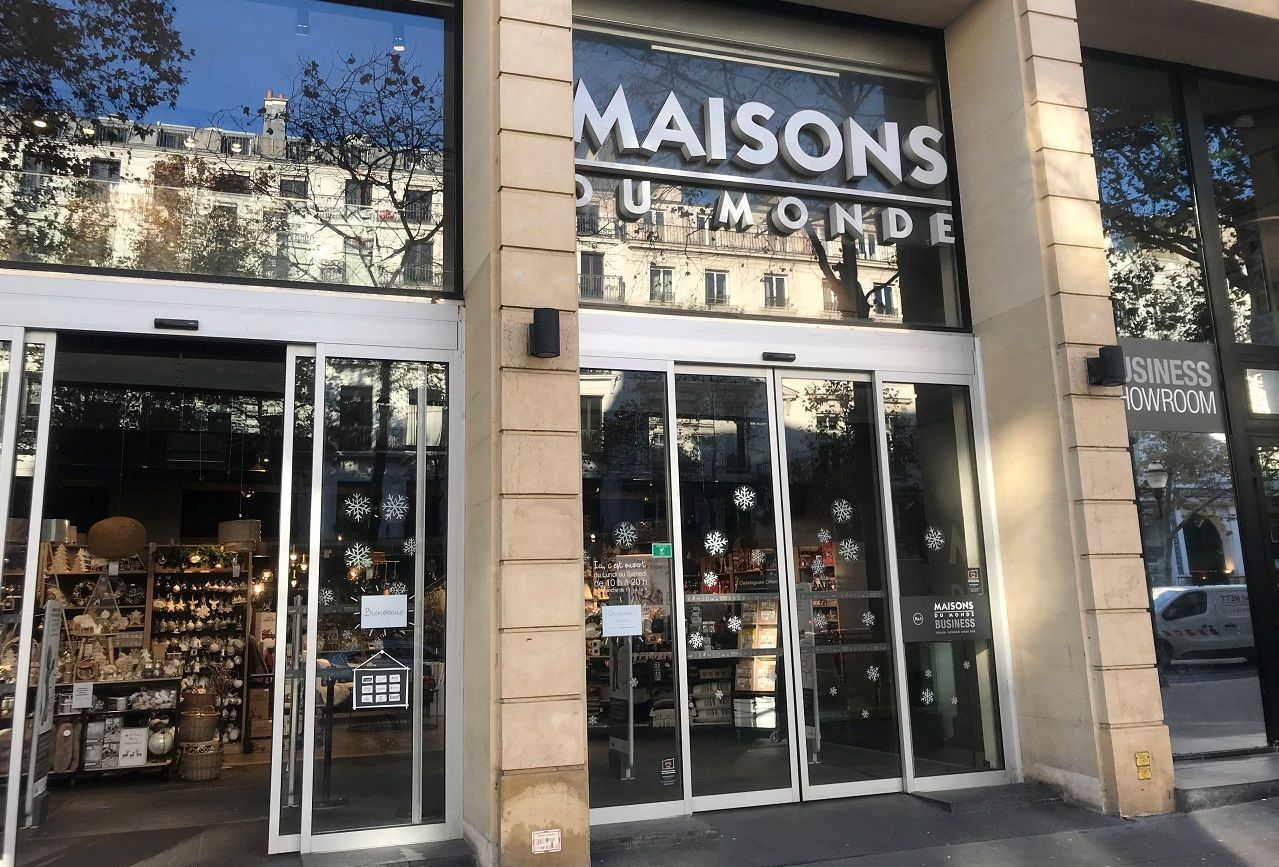 Magasin Maisons du Monde sur les Grands Boulevards, à Paris (Crédit: L. Grassin / )