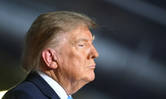 Le président des Etats-Unis Donal Trump, à Grand Island, au Nebraska, le 5 octobre 2026 ( AFP / Kent NISHIMURA )