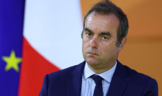 Le ministre français de la Défense Sébastien Lecornu assiste au forum d'été de l'organisation patronale MEDEF "La Rencontre des Entrepreneurs de France, LaREF" à Paris