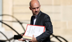 Le ministre français des Affaires étrangères, Jean-Noël Barrot, à Paris