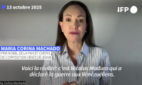 Venezuela: Maduro "quittera le pouvoir", promet la prix Nobel Machado