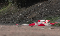 Dégâts sur un immeuble incendié près de Lyon en marge d'un tournage de clip