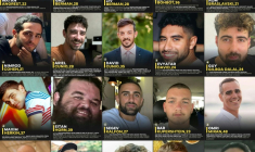 Portraits non datés des 20 derniers otages détenus par le Hamas dans la bande de Gaza. Combo créé le 13 octobre 2025, jour de leur libération, à partir de photos fournies par l'armée israélienne. ( Israeli Army / - )