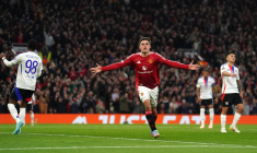 Les Lyonnais menés 2 à 0 à la pause par Manchester United