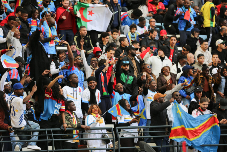 Ce supporter de la RD Congo reste immobile pendant 90 minutes
