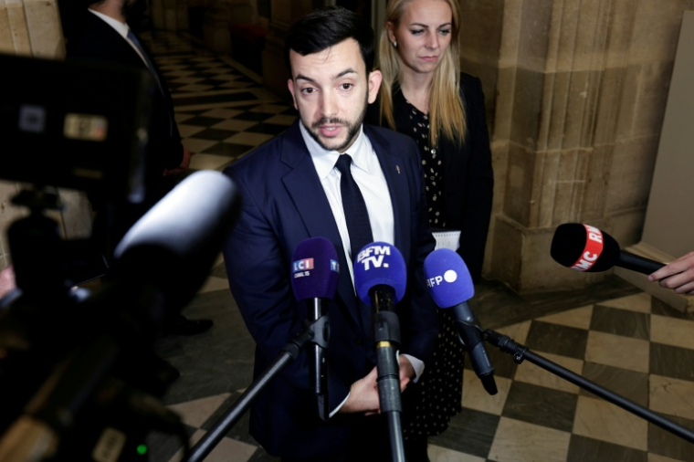 Le député RN Jean-Philippe Tanguy à l'Assemblée nationale, le 8 novembre 2025 ( AFP / STEPHANE DE SAKUTIN )
