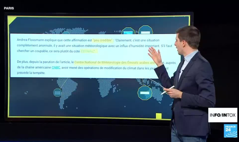 Non, l’ensemencement des nuages n’est vraisemblablement pas à l’origine des inondations à Dubaï
