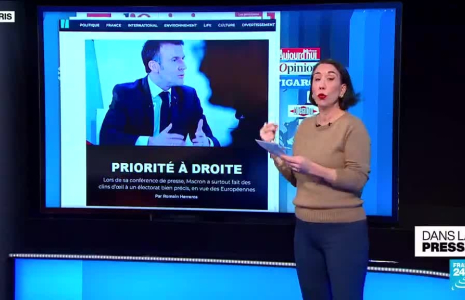 Conférence de presse d'Emmanuel Macron: "A droite toute"
