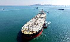 Un pétrolier arrive dans le port de Qingdao, en Chine, le 7 mars 2026 ( CN-STR / - )