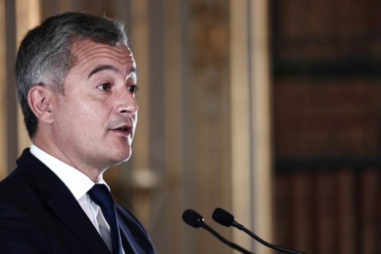 Le ministre de la Justice Gérald Darmanin à Paris le 8 juin 2026 ( AFP / Behrouz MEHRI )