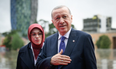 Recep Tayyip Erdogan à Tirana, en Albanie, le 15 juin 2025. ( POOL / LEON NEAL )