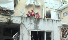 Israël: des secouristes déployés sur le site d'un impact après une attaque iranienne