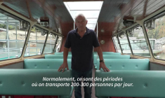 "SOS" géant d'un lac asséché à la frontière franco-suisse