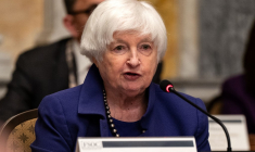 La secrétaire américaine au Trésor, Janet Yellen, à Washington, aux États-Unis, le 10 mai 2024. ( GETTY IMAGES NORTH AMERICA / KENT NISHIMURA )