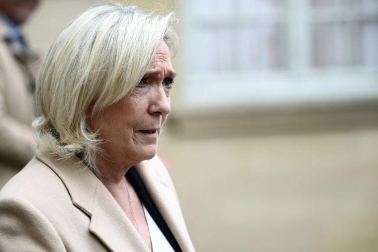 Marine Le Pen, le 25 novembre 2024, à Paris ( AFP / ANNE-CHRISTINE POUJOULAT )