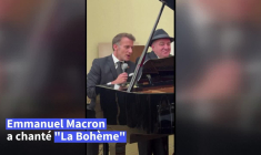UGC: Emmanuel Macron, en visite en Arménie, chante "La Bohème" d'Aznavour