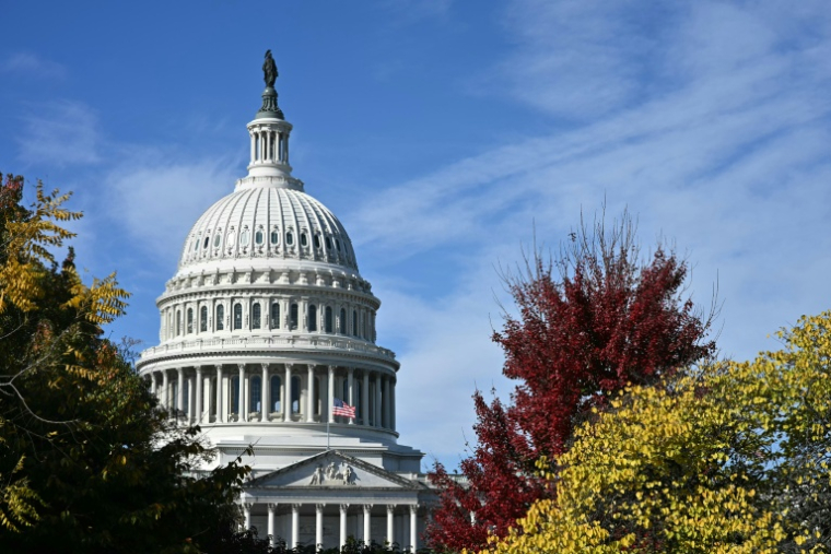 Le dôme du Capitole de Washington, siège du Congrès américain, le 5 novembre 2025 ( AFP / Mandel NGAN )