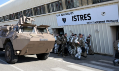 Des militaires français sur la base aérienne d'Istres. (illustration) ( AFP / NICOLAS TUCAT )
