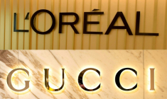Le groupe de luxe Kering a annoncé mardi soir que sa marque italienne Gucci et le groupe L'Oréal ont conclu un accord de licence beauté de 50 ans ( AFP / ERIC PIERMONT )