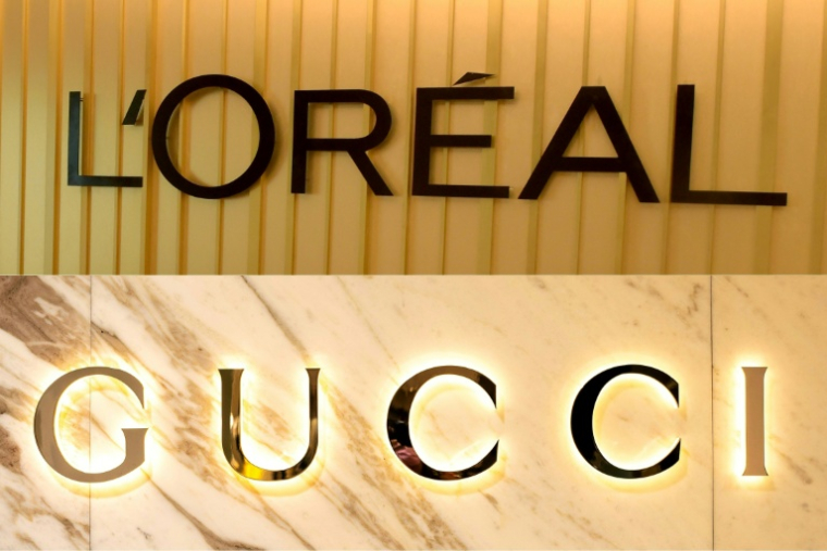 Le groupe de luxe Kering a annoncé mardi soir que sa marque italienne Gucci et le groupe L'Oréal ont conclu un accord de licence beauté de 50 ans ( AFP / ERIC PIERMONT )