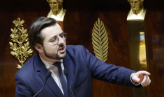 Philippe Brun à Paris, le 21 octobre 2024. ( AFP / LUDOVIC MARIN )