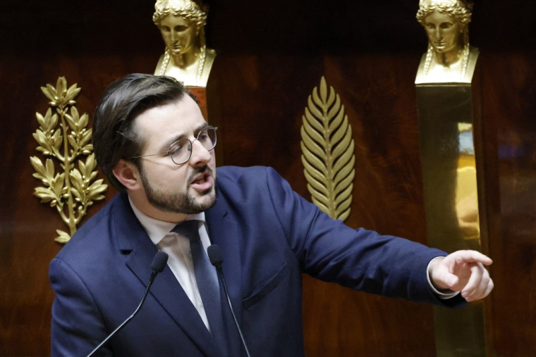 Philippe Brun à Paris, le 21 octobre 2024. ( AFP / LUDOVIC MARIN )